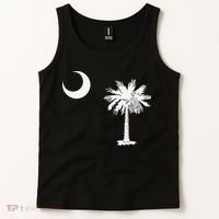 South Carolina State Flag Palmetto Moon SC Pride Tank Top thumb 2