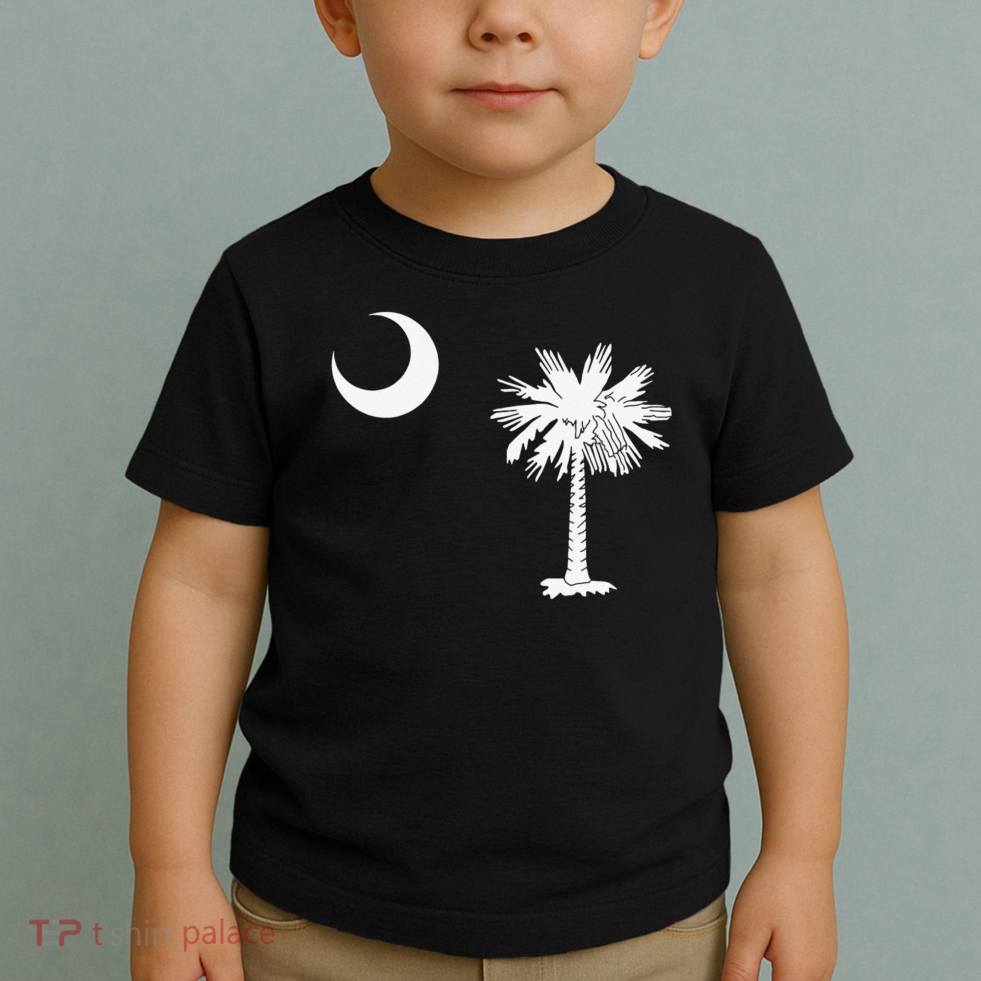 South Carolina State Flag Palmetto Moon SC Pride Toddler T-Shirt