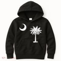 South Carolina State Flag Palmetto Moon SC Pride Kids Hoodie thumb 0