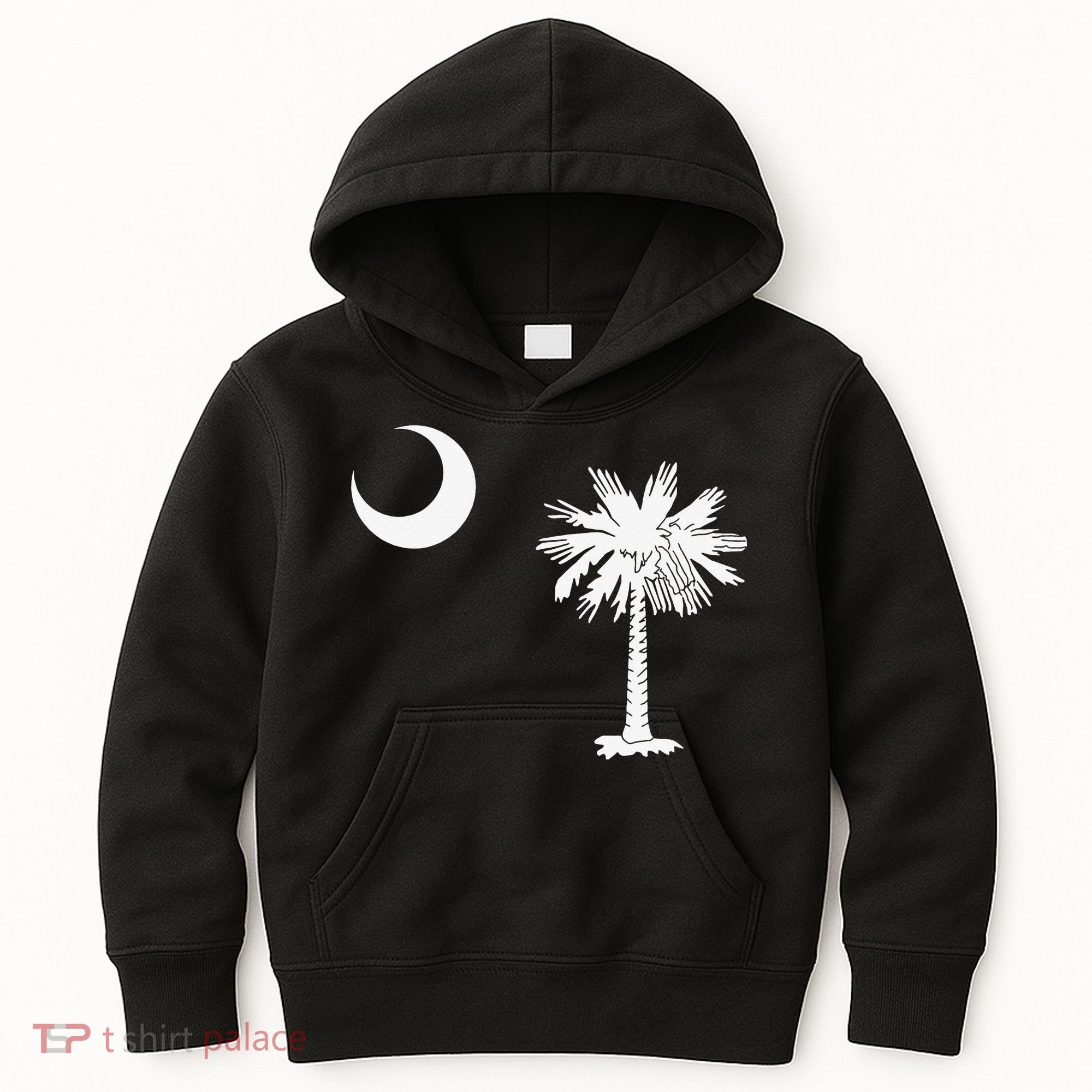 South Carolina State Flag Palmetto Moon SC Pride Kids Hoodie