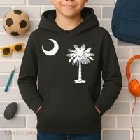 South Carolina State Flag Palmetto Moon SC Pride Kids Hoodie thumb 2