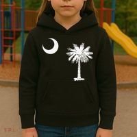 South Carolina State Flag Palmetto Moon SC Pride Kids Hoodie thumb 3