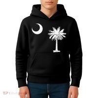 South Carolina State Flag Palmetto Moon SC Pride Kids Hoodie thumb 4