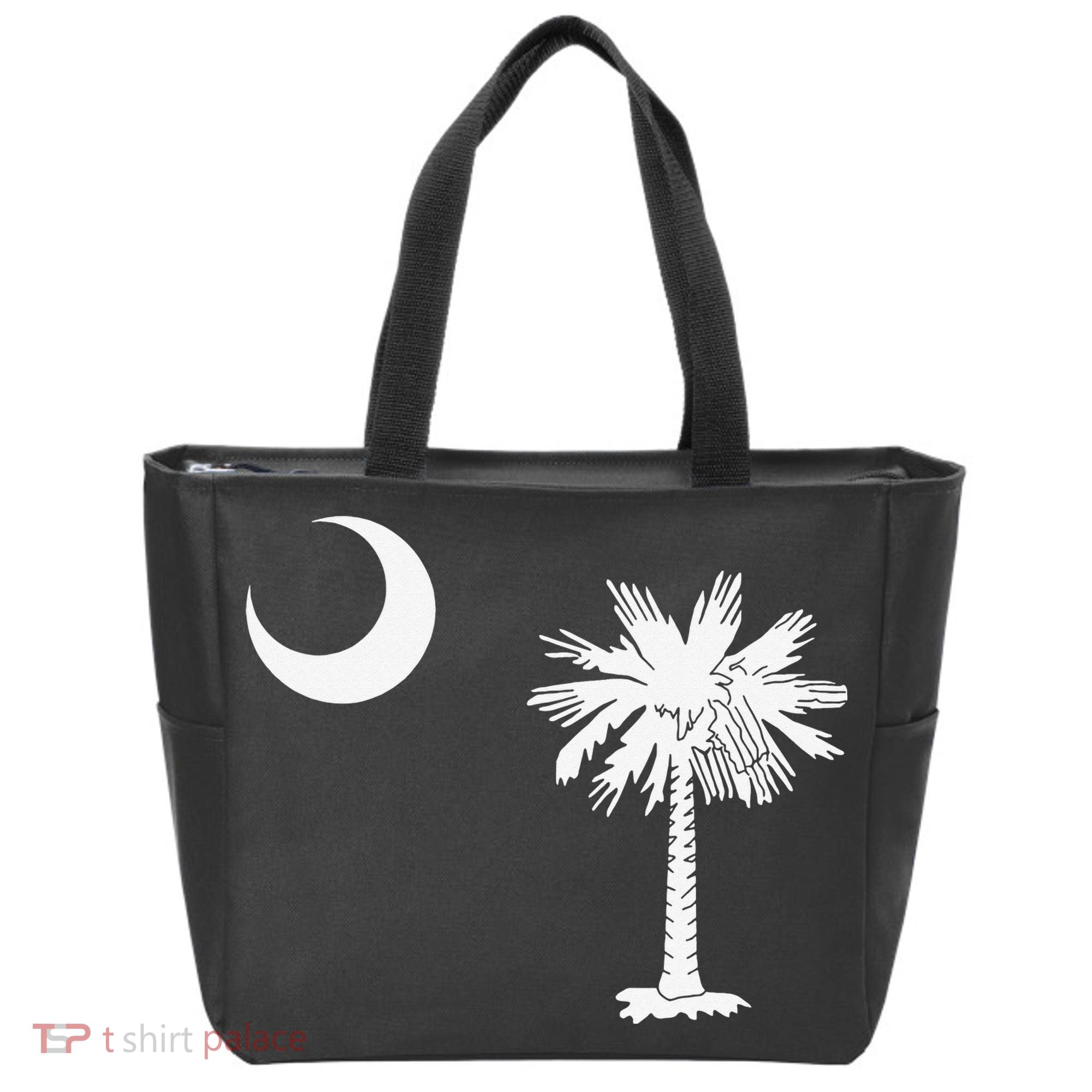 South Carolina State Flag Palmetto Moon SC Pride Tote Bag