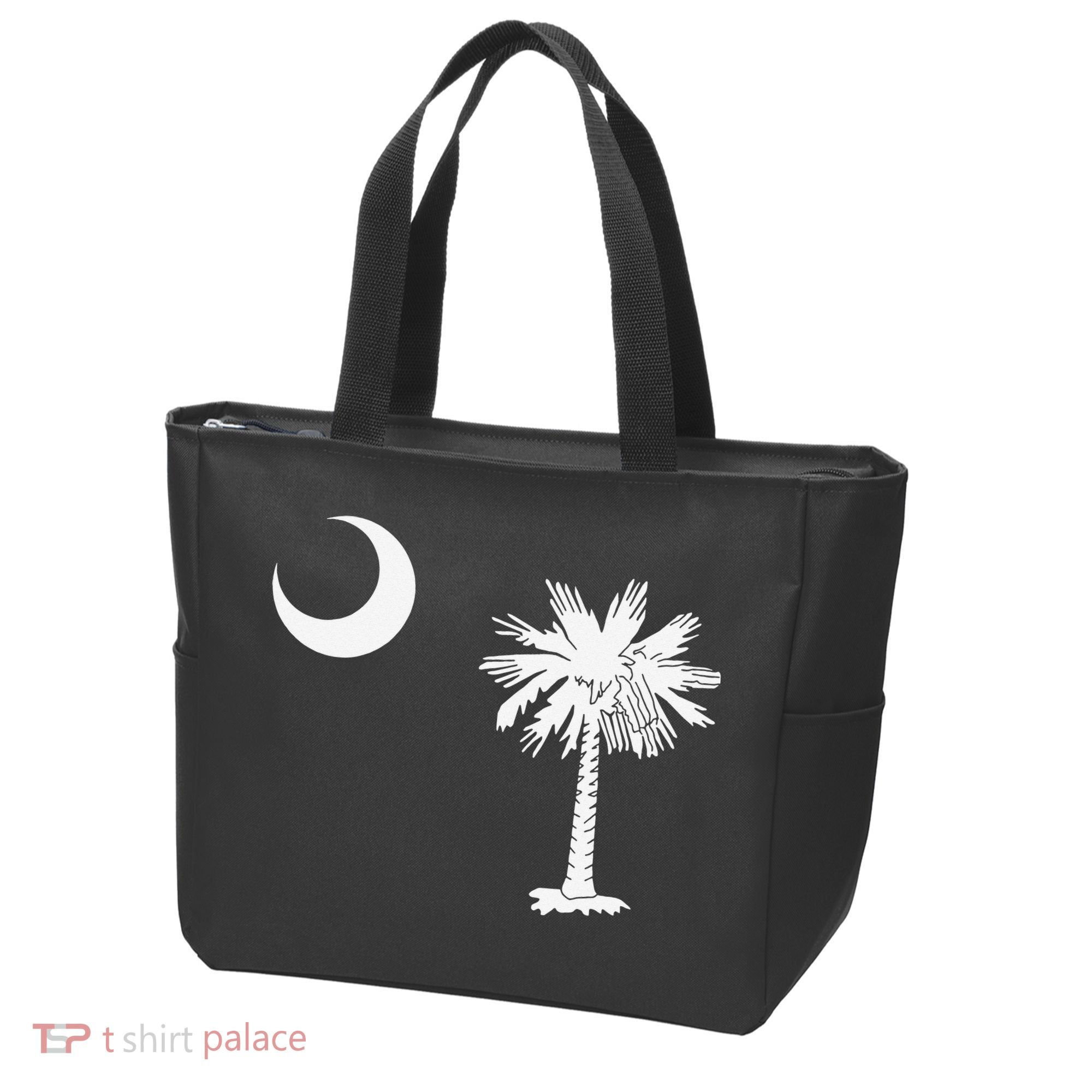 South Carolina State Flag Palmetto Moon SC Pride Tote Bag