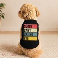 Sorry CanT Skiing Bye Skier Snow Jet Ski Downhill Mom Gift Doggie Tank thumb 2