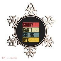 Sorry CanT Skiing Bye Skier Snow Jet Ski Downhill Mom Gift Ornament thumb 0