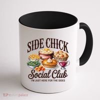 Side Chick Social Club Thanksgiving Coffee Mug thumb 1