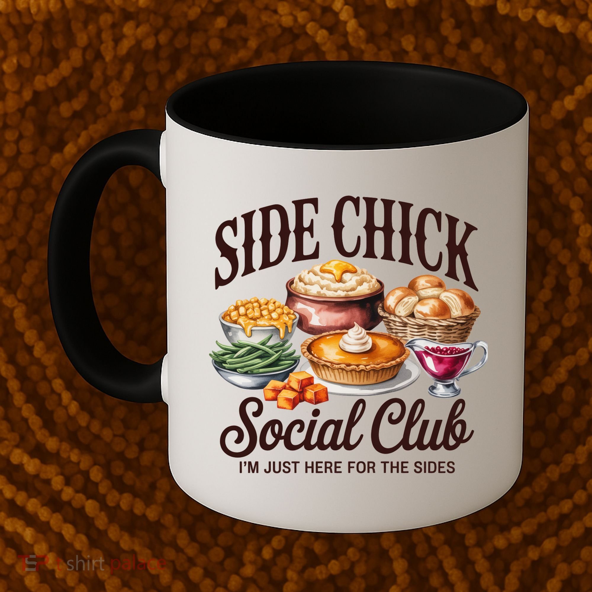 Side Chick Social Club Thanksgiving Coffee Mug