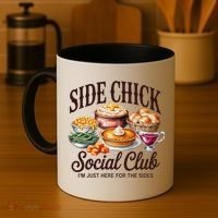 Side Chick Social Club Thanksgiving Coffee Mug thumb 4