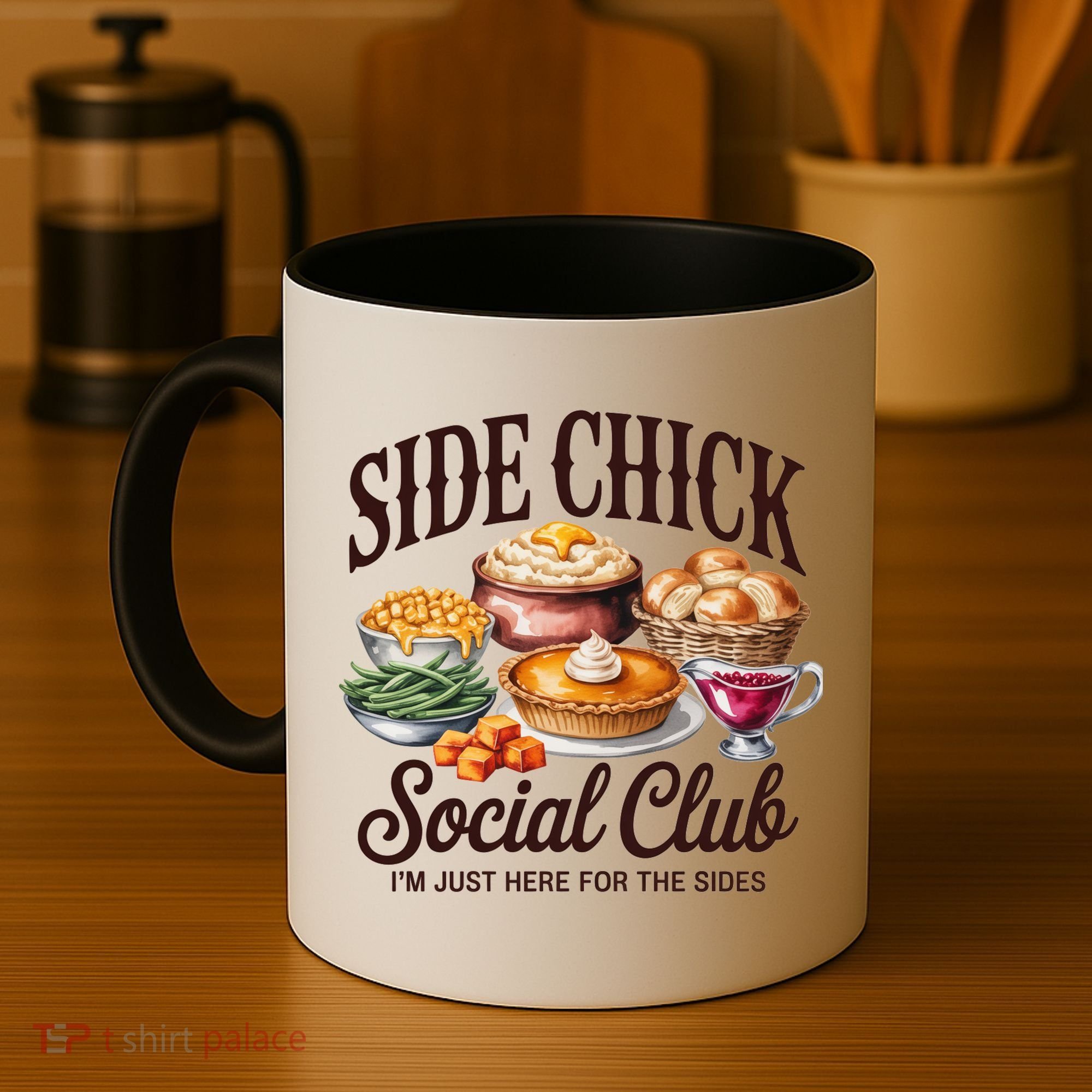 Side Chick Social Club Thanksgiving Coffee Mug