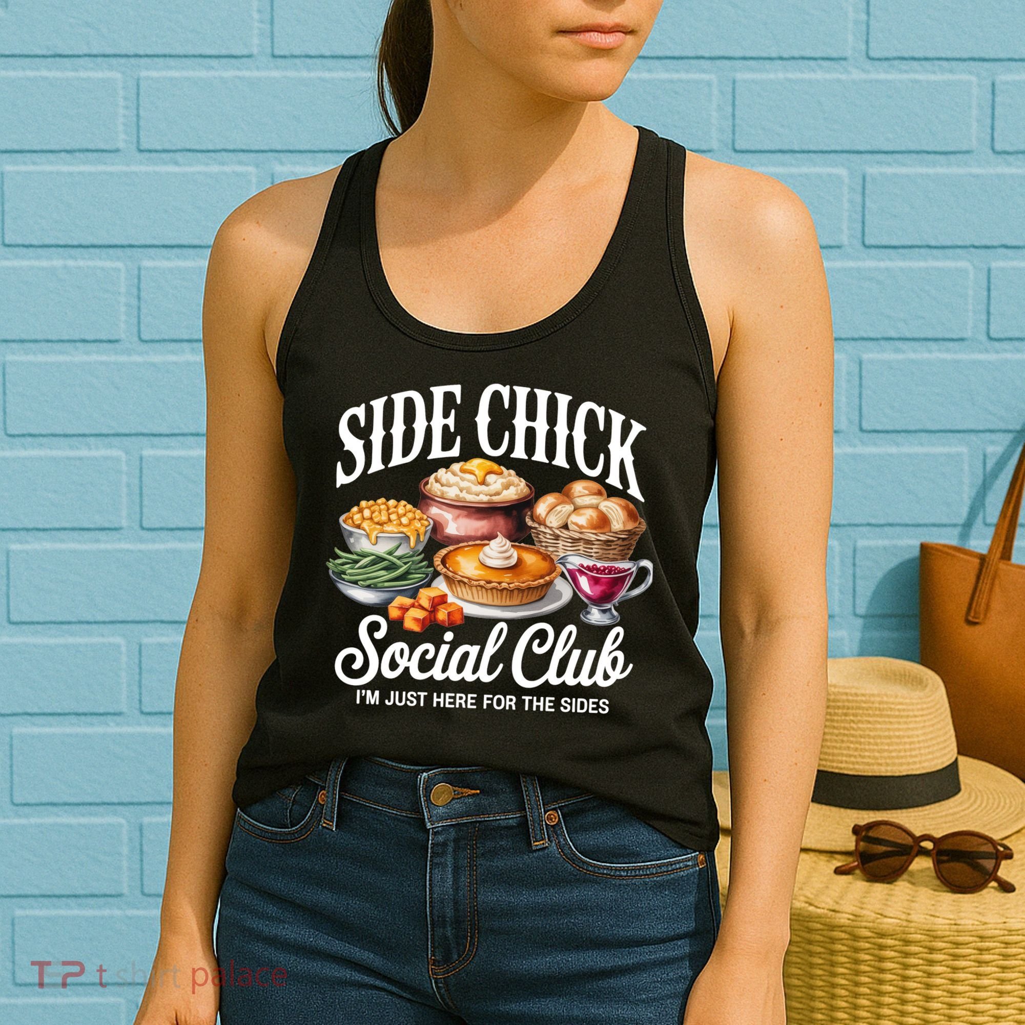 Side Chick Social Club Thanksgiving Women's Tank Top