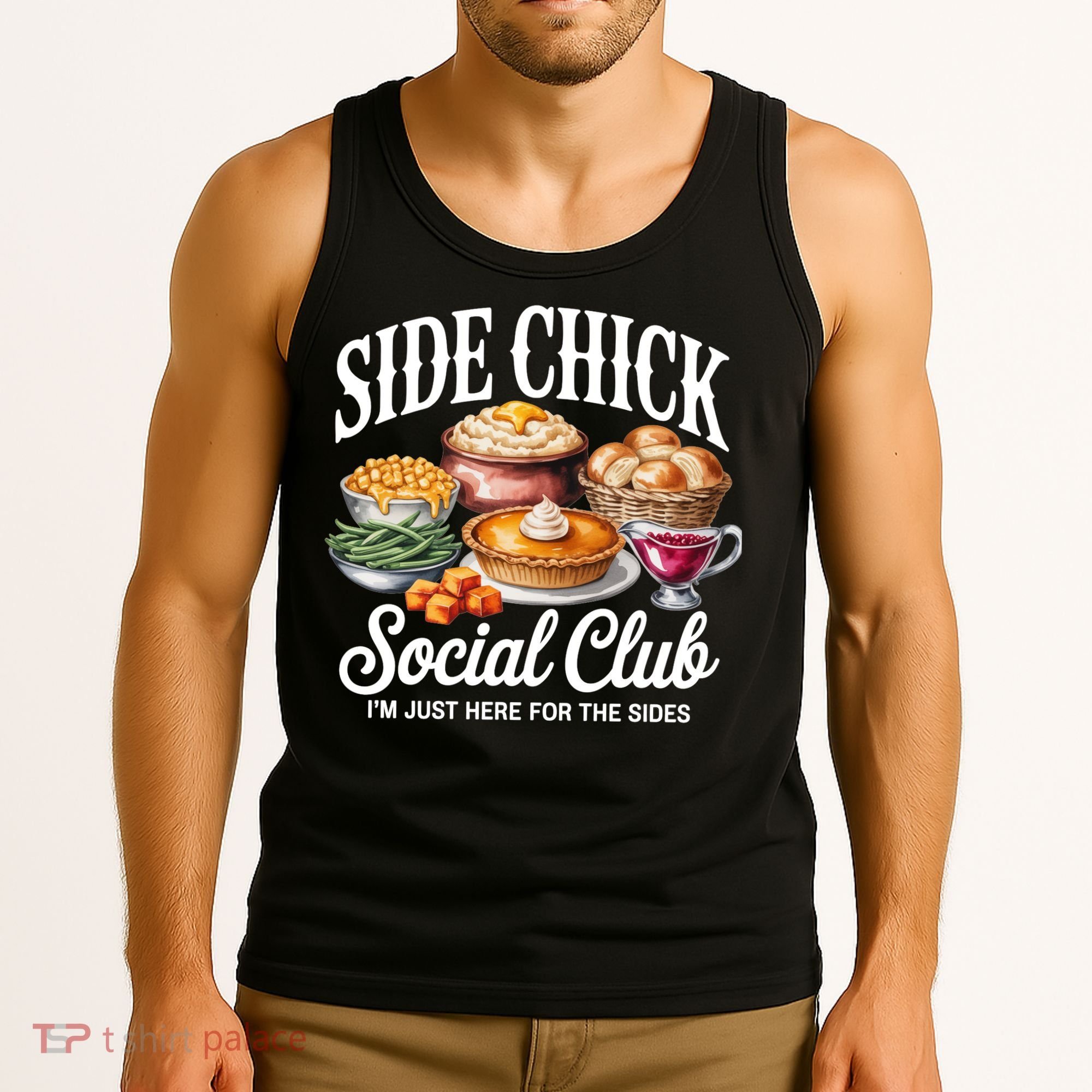 Side Chick Social Club Thanksgiving Tank Top
