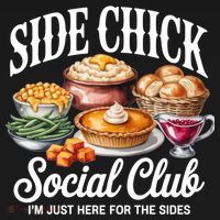 Side Chick Social Club Thanksgiving Tank Top thumb 6
