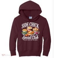 Side Chick Social Club Thanksgiving Kids Hoodie thumb 0