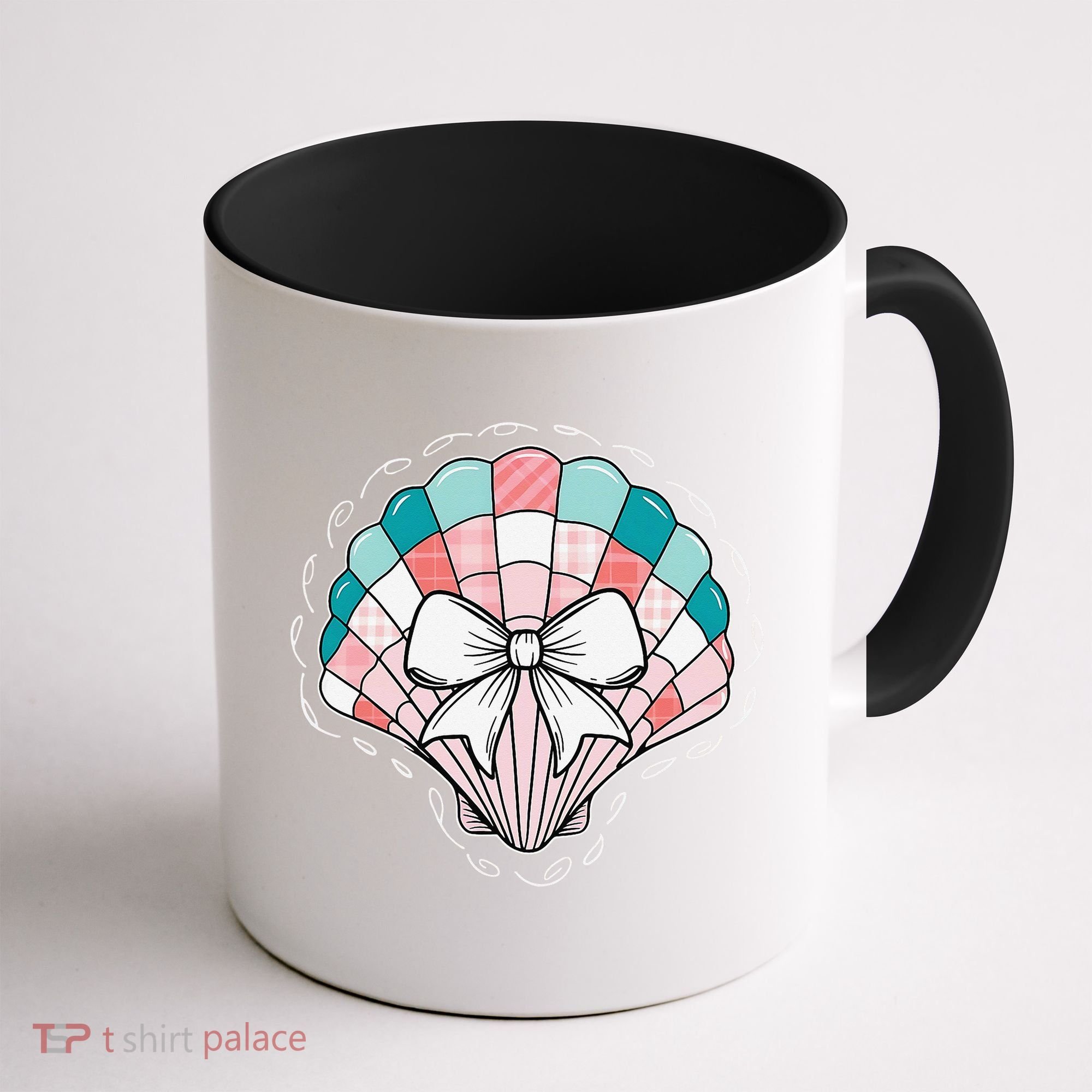 Seashell Coquette Summer Vibes Coastal Hawaii Preppy Beach Coffee Mug