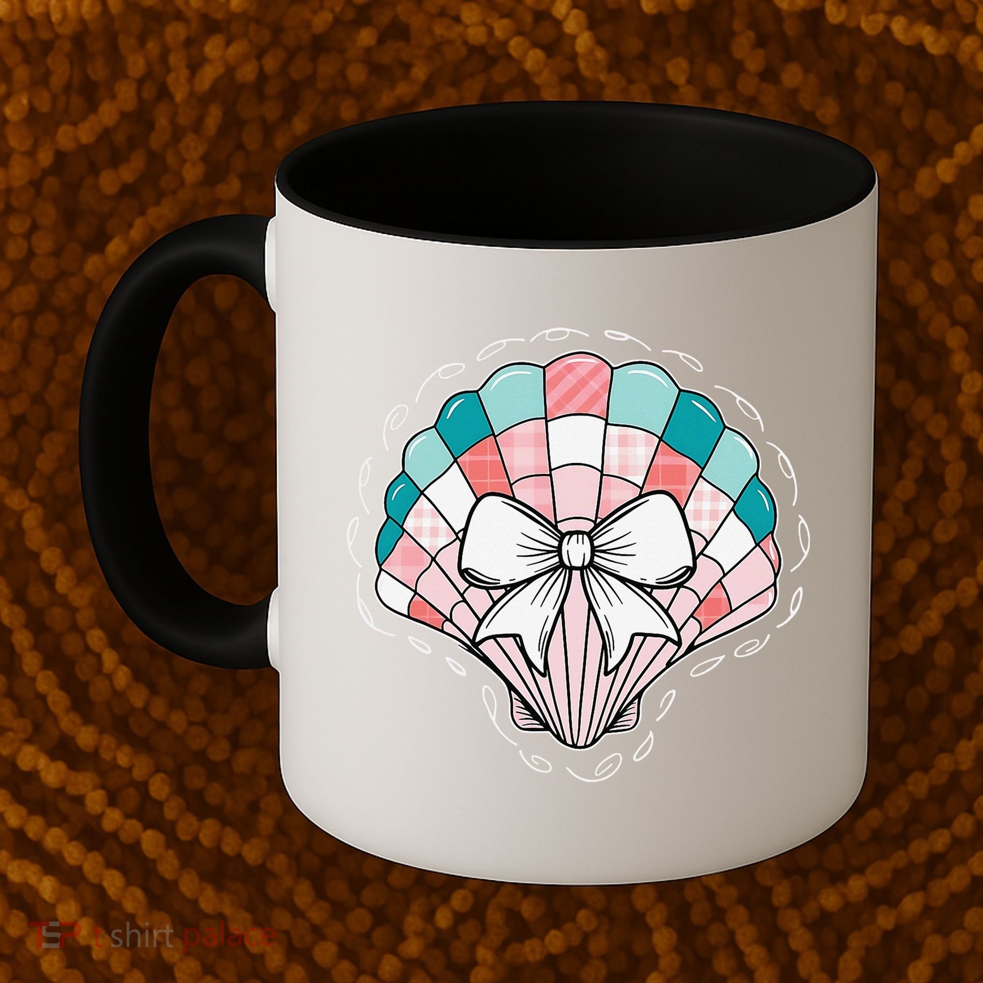 Seashell Coquette Summer Vibes Coastal Hawaii Preppy Beach Coffee Mug
