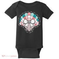 Seashell Coquette Summer Vibes Coastal Hawaii Preppy Beach Baby Bodysuit thumb 0