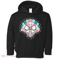 Seashell Coquette Summer Vibes Coastal Hawaii Preppy Beach Toddler Hoodie thumb 0
