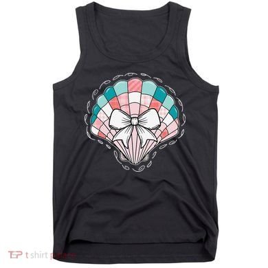 Seashell Coquette Summer Vibes Coastal Hawaii Preppy Beach Tank Top
