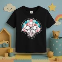 Seashell Coquette Summer Vibes Coastal Hawaii Preppy Beach Toddler T-Shirt thumb 3