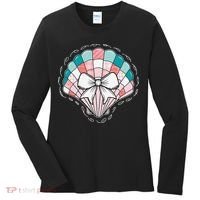 Seashell Coquette Summer Vibes Coastal Hawaii Preppy Beach Women's Long Sleeve Shirt thumb 0