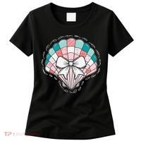 Seashell Coquette Summer Vibes Coastal Hawaii Preppy Beach Women's T-Shirt thumb 0