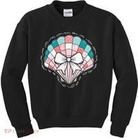 Seashell Coquette Summer Vibes Coastal Hawaii Preppy Beach Kids Sweatshirt thumb 0