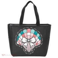 Seashell Coquette Summer Vibes Coastal Hawaii Preppy Beach Tote Bag thumb 0