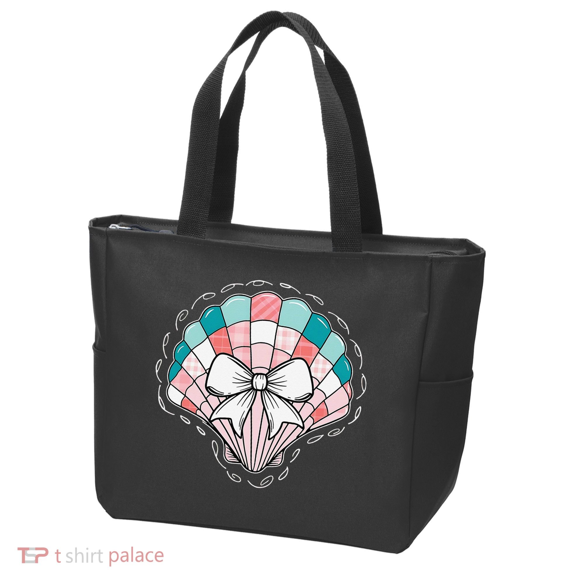 Seashell Coquette Summer Vibes Coastal Hawaii Preppy Beach Tote Bag