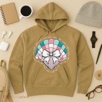 Seashell Coquette Summer Vibes Coastal Hawaii Preppy Beach Hoodie thumb 3