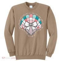 Seashell Coquette Summer Vibes Coastal Hawaii Preppy Beach Sweatshirt thumb 0