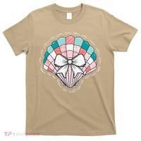 Seashell Coquette Summer Vibes Coastal Hawaii Preppy Beach T-Shirt thumb 0