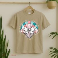 Seashell Coquette Summer Vibes Coastal Hawaii Preppy Beach T-Shirt thumb 2