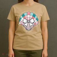 Seashell Coquette Summer Vibes Coastal Hawaii Preppy Beach T-Shirt thumb 4