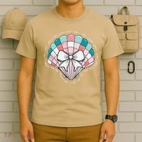 Seashell Coquette Summer Vibes Coastal Hawaii Preppy Beach T-Shirt thumb 6