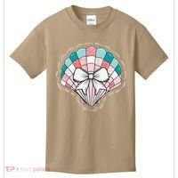 Seashell Coquette Summer Vibes Coastal Hawaii Preppy Beach Kids T-Shirt thumb 0