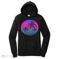 Sunset Cool Summer Vacation Women Beach Palm Tree Women's Hoodie thumb 0