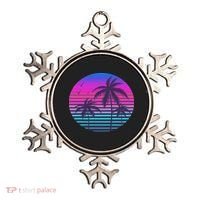 Sunset Cool Summer Vacation Women Beach Palm Tree Ornament thumb 0