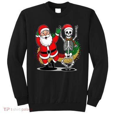 Santa Claus & Skeleton Christmas Sweatshirt