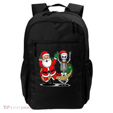 Santa Claus & Skeleton Christmas Backpack