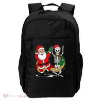 Santa Claus & Skeleton Christmas Backpack thumb 0