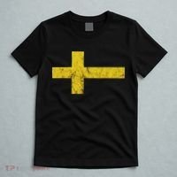 Sweden Colors Swedish Flag Pride Sverige Swede Costume T-Shirt thumb 5