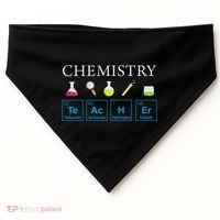 Science Chemical Symbol Chemistry Teacher USA-Made Doggie Bandana thumb 0