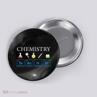 Science Chemical Symbol Chemistry Teacher Button thumb 0