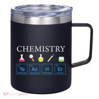 Science Chemical Symbol Chemistry Teacher 12oz Stainless Steel Coffee Mug thumb 0