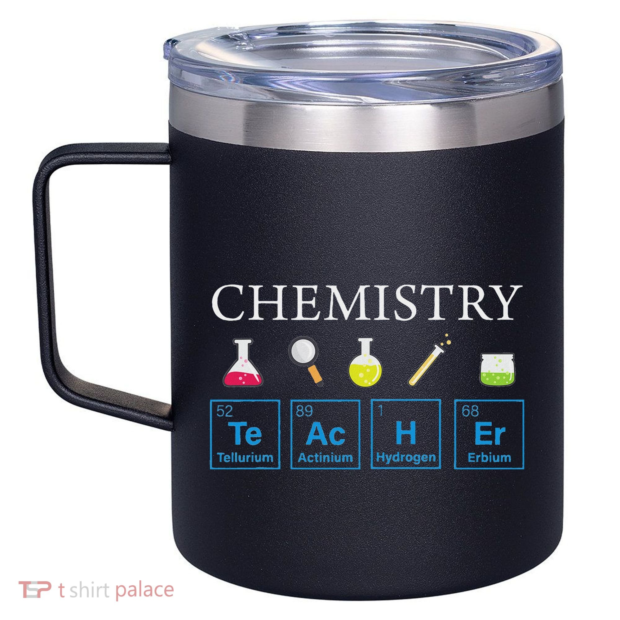 Science Chemical Symbol Chemistry Teacher 12oz Stainless Steel Coffee Mug