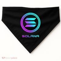Solana Crypto Sol Coin Blockchain Decentralized Application USA-Made Doggie Bandana thumb 0