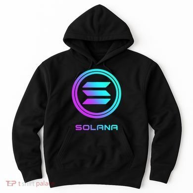Solana Crypto Sol Coin Blockchain Decentralized Application Hoodie