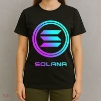 Solana Crypto Sol Coin Blockchain Decentralized Application T-Shirt thumb 4